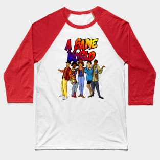 Same World Illustration Meme Baseball T-Shirt